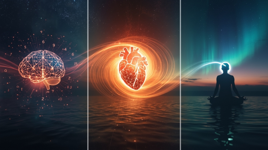Three mods of mind, rational, emotional, intrinsic